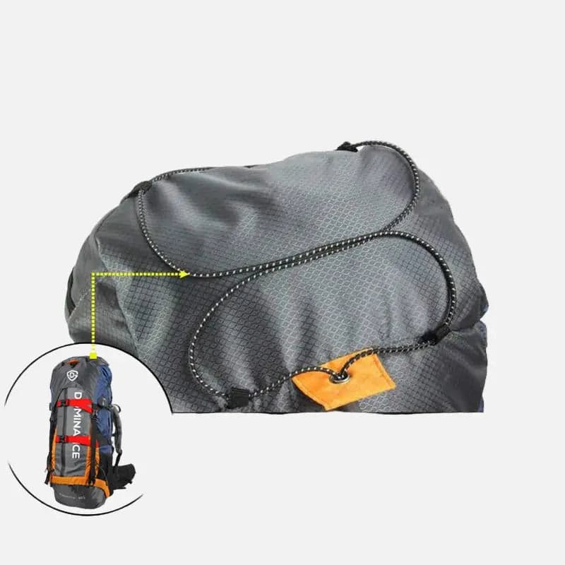 60-Liter Backpack | Travelling bag with Aluminium Rod