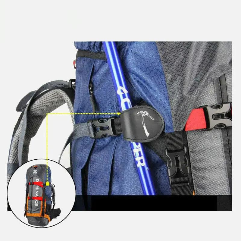 60-Liter Backpack | Travelling bag with Aluminium Rod