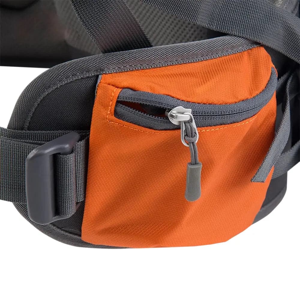70L Trekking Backpack with Aluminum Frame & Rain Cover