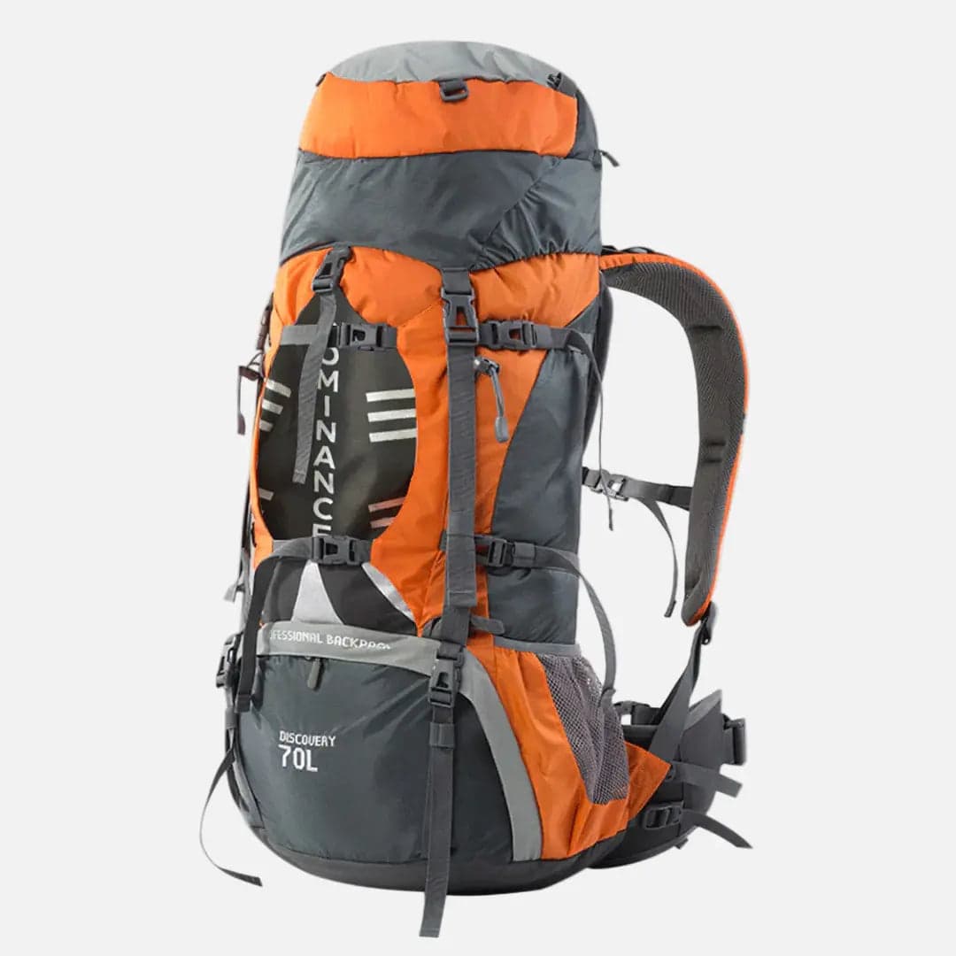 70L Trekking Backpack with Aluminum Frame & Rain Cover