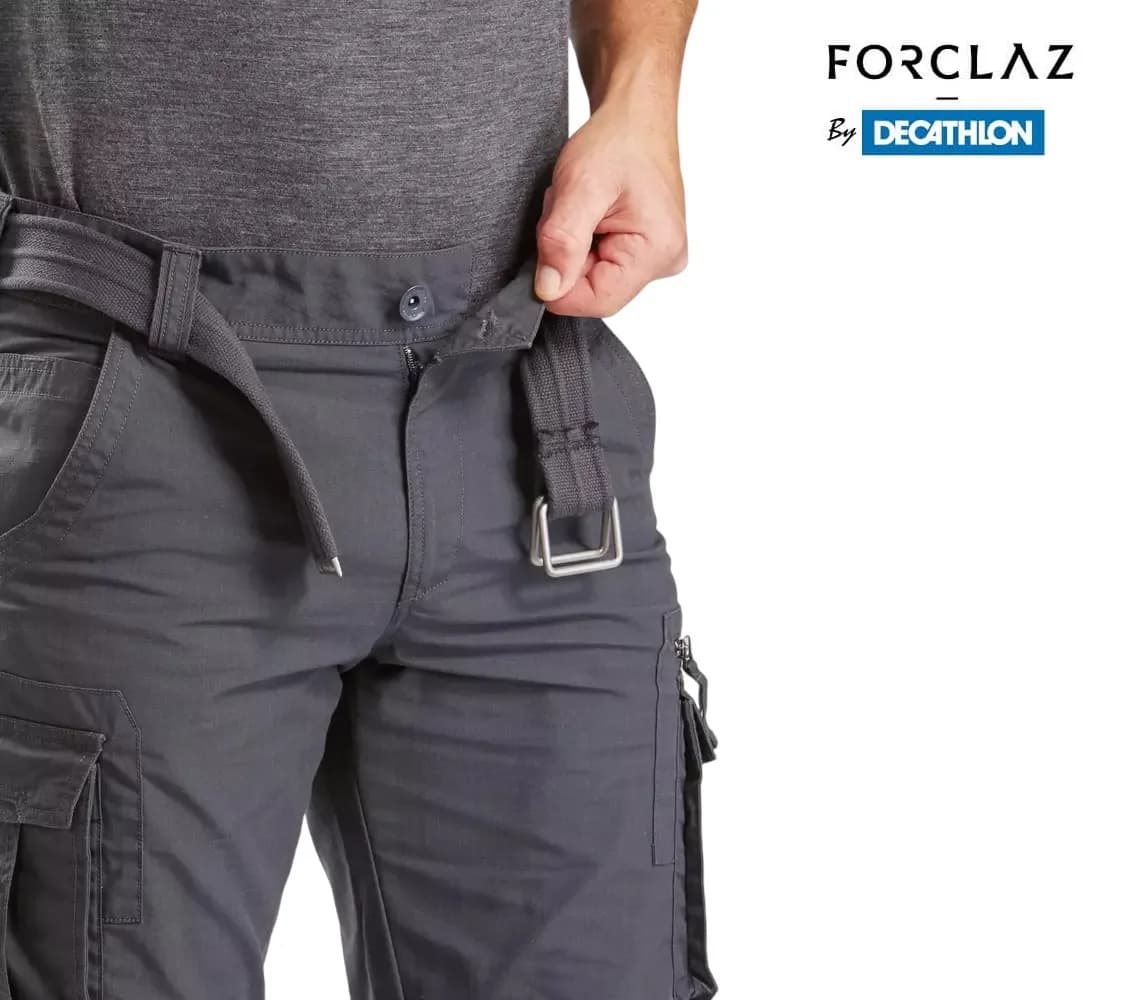 Decathlon FORCLAZ Men’s Trekking Cotton Trousers