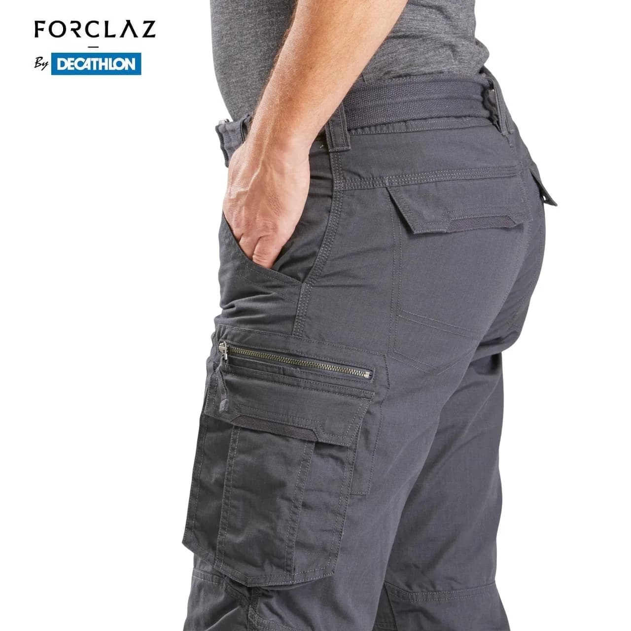 Decathlon FORCLAZ Men’s Trekking Cotton Trousers