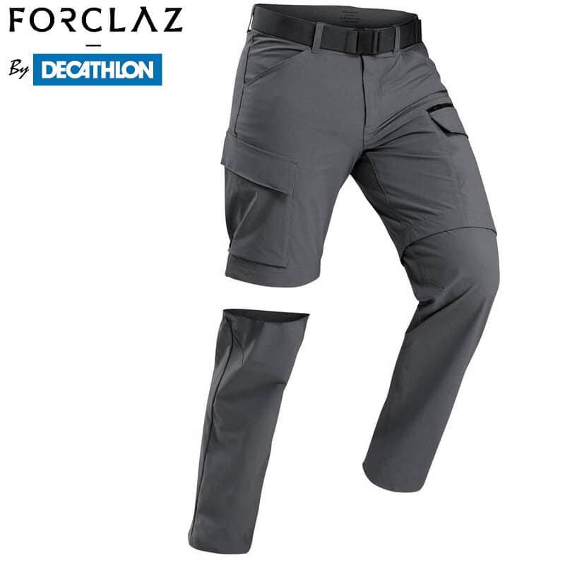 Decathlon Forclaz Men’s Trekking 2in1 Zip Travel Trouser
