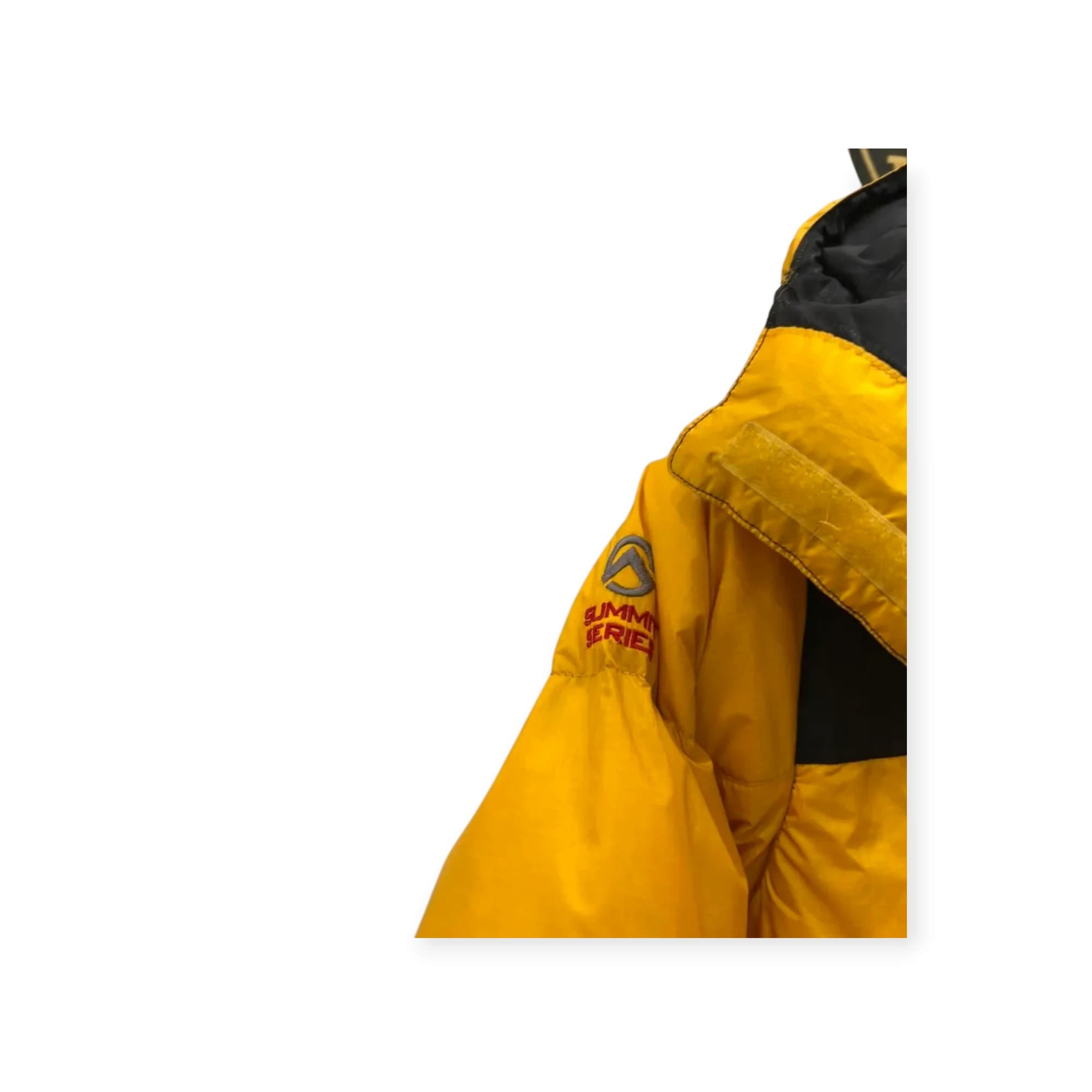 THE NORTH FACE SUMMIT SERIES YELLOW/BLACK DOWN PUFFER JACKET – MEN’S